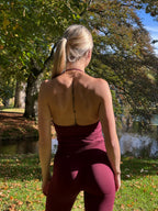 Motion Top Dames - Wijnrood