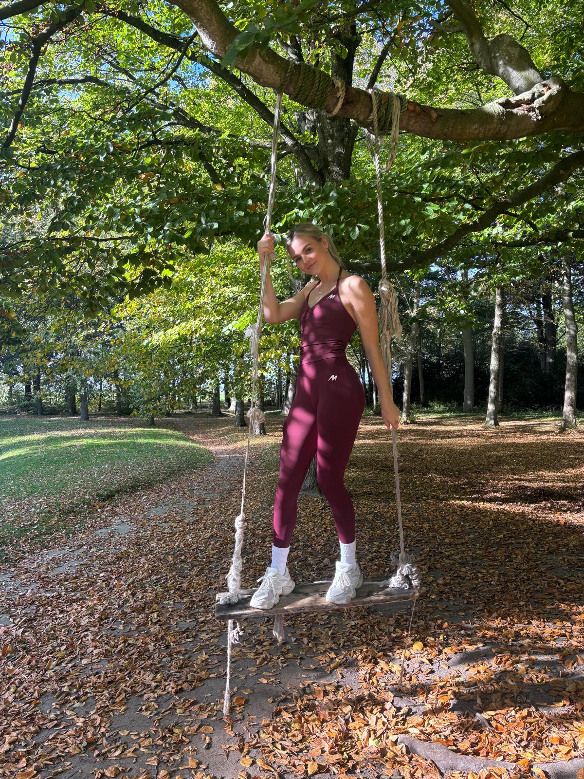 Motion Legging - Wijnrood